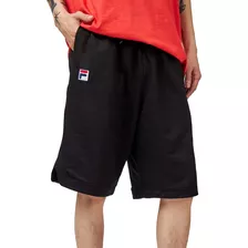 Short Fila Street Hombre Moda Negro