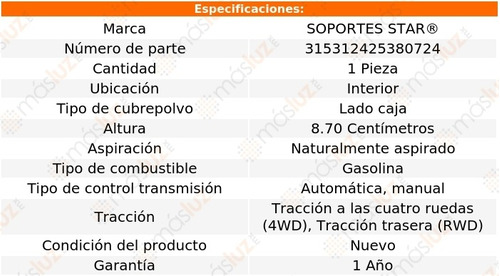 1) Cubre Polvo Lado Caja Int Xterra 4.0l V6 Aut, Std 05/10 Foto 2