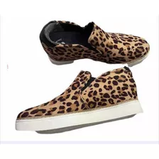 Dr. Scholls Sneaker Tenis Botín Animal Print Plataform Chunk