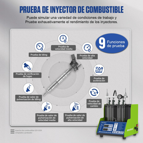 Gdi Laboratorio De Inyectores Gasolina Limpiador Ultrasonico Foto 2
