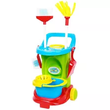 Carrinho D Limpeza Cleaning Trolley Maral Brinquedo Infantil