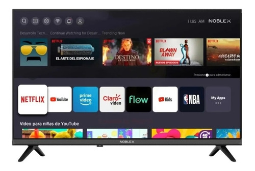 Smart Tv Noblex 43 Dk43x5100 Fhd Hdmi Wifi Netflix Flow