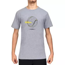 Camiseta Wilson Tennis Ball Infantil - Cinza