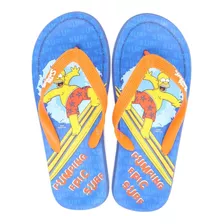 Sandalias Para Hombre Los Simpson Surf