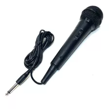 Microfono Alambrico Cable 2m Negro Karaoke Nuevos!