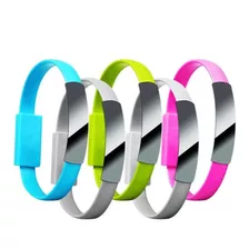 Pulseira Carregador Via Usb 2.0 Para Micro Usb Android