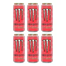 Monster Energy Ultra Watermelon Bebida Energizante Pack X6