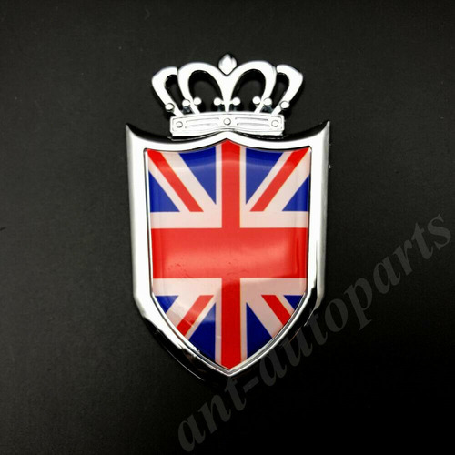 Emblema Escudo Corona Bandera Reino Unido Auto Mg Mini Rover Foto 10