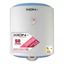 Calefón Termotanque Electrónico 50lts Xion Xi-cal50 Color Blanco