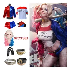 Disfraz De Harley Traje De Quinn Con Accesorios