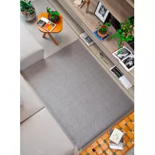 Tapete Para Sala Sisal Cinza 2,00x2,50 Mts Economico E Prático, Claro Lindo!! Antiderrapante