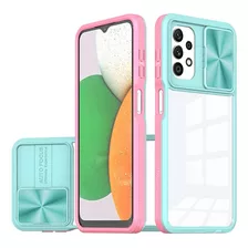 Case Camshield Transparente Con Protector Camara Deslizable