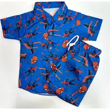 Conjunto Mauricinho Homem Aranha Festa Aniversario