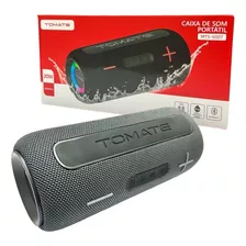 Caixa De Som Tomate Mts-6007 Bluetoth 20w Rgb Portátil Tws Cor Cinza-escuro Bivolt