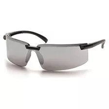 Lentes Pyramex Surveyor, Marco Negro/lente Plateado