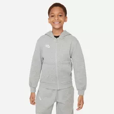 Campera Para Niños Nike Club Fleece Gris