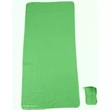 Toalla De Microfibra Verde, Deportiva, Yoga, Secado Rápido