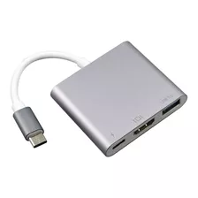 Cabo Adaptador Usbc 3.1 Tipoc Hdmi Usb Dex Thunderbolt 3.0