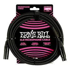 Cable Para Micrófono: Ernie Ball Cable Trenzado Xlr Para Mic