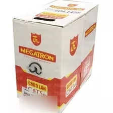 Kit 2 Cabo De Rede 4 Pares Cat 5e-24awg Cobre 305mt Megatron