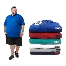 Kit 6 Camisas Polo Masculina Plus Size Cores Sortidas Oferta