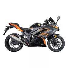 Moto Ssenda Ss300-x7 Negro/anaranjado Efi