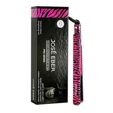 Jose Eber 1 Pulgada Hot Pink Zebra Print Flat Plancha De Pel