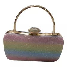 Bolso De Noche Diseño De Lujo Para Fiestas Cadena Extraíble