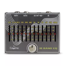 Pedal Guitarra Equalizador Caline Cp-81 10 Band Eq Cor Cinza