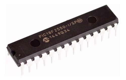 Microcontrolador Microchip Pic18f2550-i/sp Pu Dip 18f2550