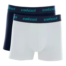 Kit Com 2 Cuecas Colcci Original Box Boxer Masculina Cotton