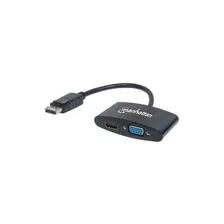 Adaptador Hdmi A Salidas Vga Y Hdmi