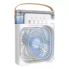 Ventilador Mini Ar Portátil C Led Umidificador Climatizador