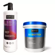 Kit Shampoo Antiresíduos 1l + Btox Capilar Biobottox 1kg