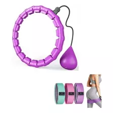 Aro Hula Hula Hoop Para Ejercitar + Regalo Ligas Ejercicio