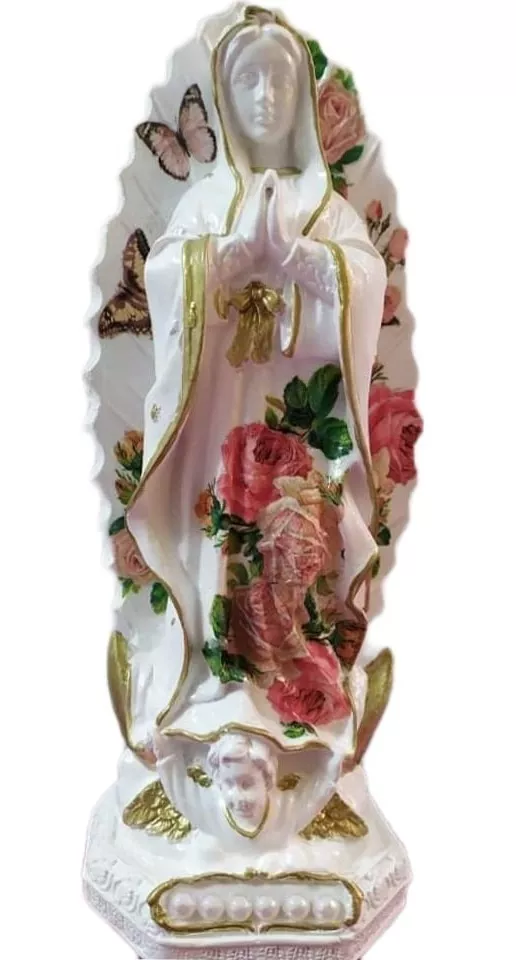 Virgen Guadalupe De 23 Cm Alta