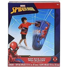 Spiderman Spider-man - Juego De Saco Inflable Y Guantes Bop.