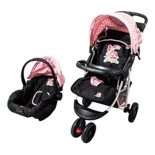 Coche Cuna Bebe 3 Ruedas + Huevito + Butaca Baby Shopping