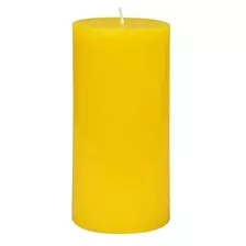 6 Cirio O Velon 15 Cm Amarillo /lamanoworld