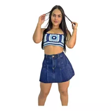 Falda Jeans Plisada Rbd 