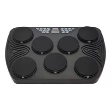 Bateria Electronica Octapad Parquer Usb Midi Kit Completo Color Negro