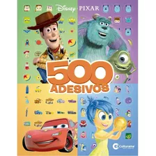 Livro 500 Adesivos Disney Pixar Frozen Mickey Princesas 