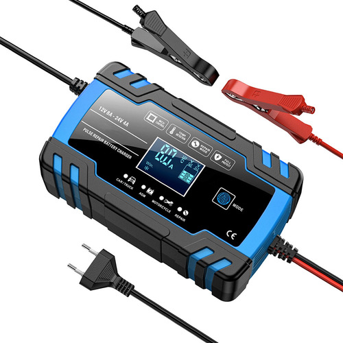 Cargador De Batería Gadnic Av000410 8a 100-240v Azul