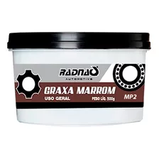 Graxa Marrom Uso Geral Lubrificante Anti Oxi 500g Radnaq