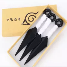 Naruto Shippuden Set 3 Kunai Plastico Blancos Anime Cosplay