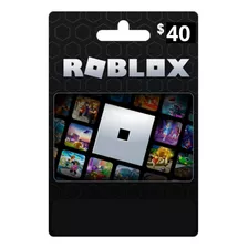 Giftcard Robux R$ 40 Reais Cartão - Envio Rapido