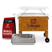 Caja China Chica + Par Varilla + Briquetas - Grillcorp