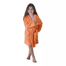 Robe Infantil Com Capuz E Bolso 4 A 14 Anos 200gr/m²