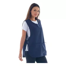 Bata Jaleco Avental Bolso Oxford Não Mancha Ajuste Lateral