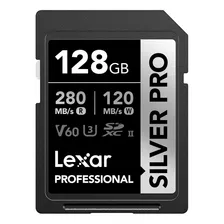 Memoria Sd Lexar Silver Pro C10 U3 V60 280mb/s 4k Factura !!